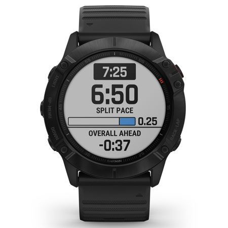 Garmin fenix 6X Pro Multisport GPS Smartwatch, Black with Black Band SKU#1502450