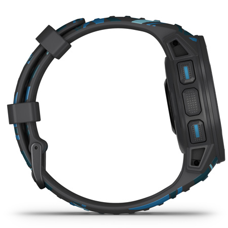 Garmin Instinct Solar Surf Edition GPS Smartwatch, Surf Pipeline