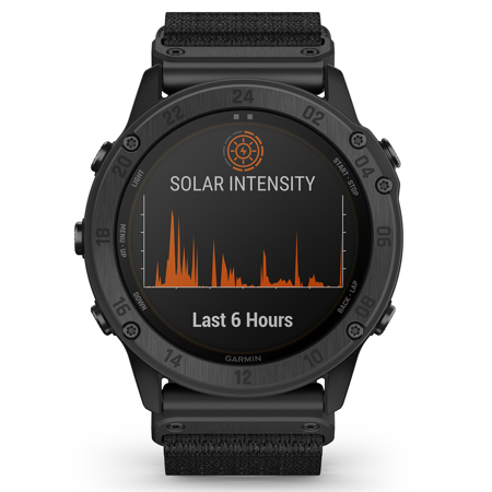 Garmin Tactix Delta Solar Edition GPS Smartwatch, Black DLC w/Black Nylon Band