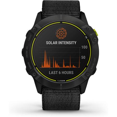 Garmin Enduro GPS Solar Smartwatch, DLC Titanium Black with UltraFit Nylon Band