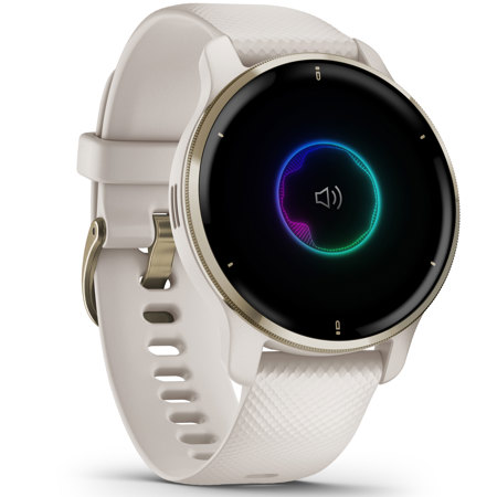 YS　ガーミン　Venue 2 Plus Ivory/Cream Gold Garmin Venu 2 Plus Cream Gold- Smartwatch - Walmart.com