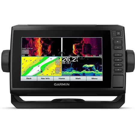 Garmin ECHOMAP 7" UHD 73sv Chartplotter w/GT56UHD-TM Transducer, U.S LakeVu g3