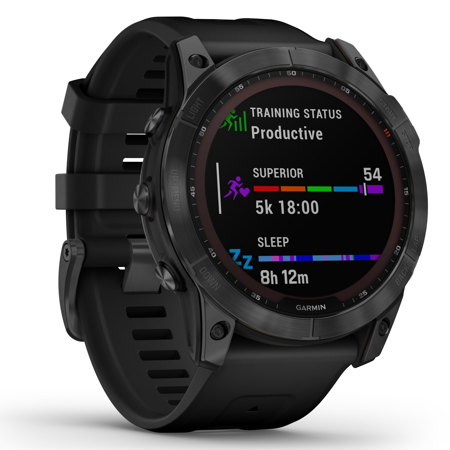 Garmin fenix 7X Solar 51mm Multisport GPS Smartwatch, Slate Gray 
