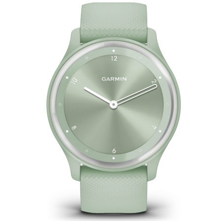 Garmin vivomove Sport 40mm Smart Watch, Cool Mint with Silicone Band