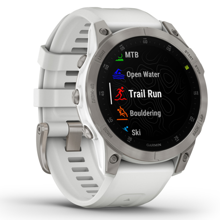 Garmin Epix Gen 2 Sapphire 47mm GPS Smartwatch, White