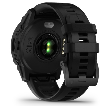 Garmin Descent G1 Solar Dive 45mm GPS Smartwatch, Black 010-02604-02