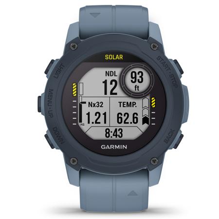 Garmin Descent G1 Solar Dive 45mm GPS Smartwatch, Hurricane Blue