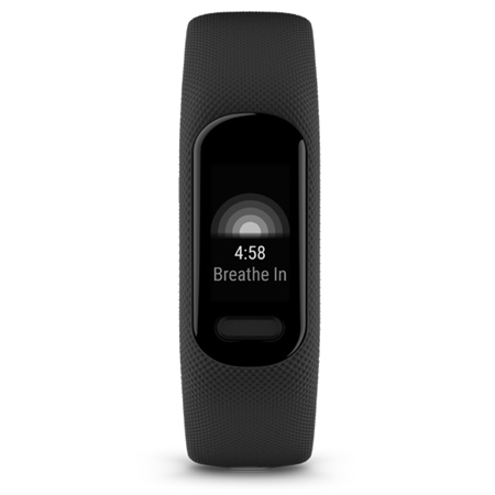 Garmin vivosmart Fitness Tracker, Black Case with Black Silicone