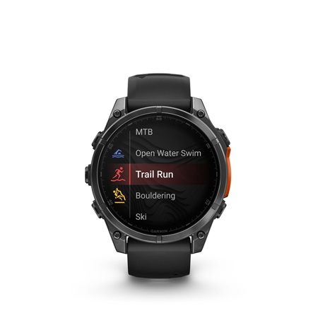 Sanon　0828 Garmin fenix 8 47mm AMOLED GPS Smartwatch, Slate Gray with