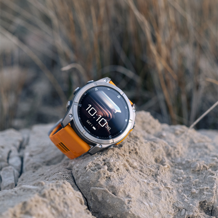 Garmin fenix 5 plus sapphire titanium optic solar flare orange band hotsell