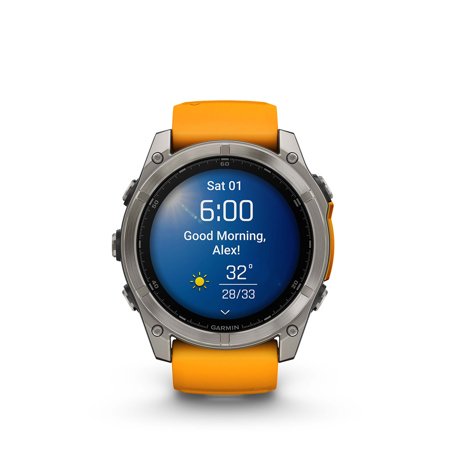 Garmin fenix 8 Sapphire 51mm GPS Smartwatch, TT with Spark
