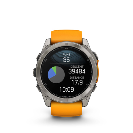 Garmin fenix 8 Sapphire 51mm GPS Smartwatch, TT with Spark