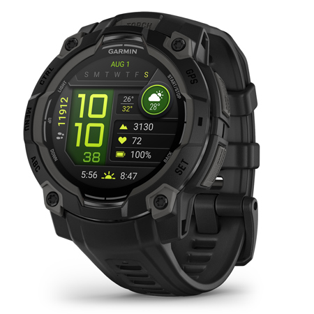 Garmin Instinct 3 AMOLED GPS Smartwatch with Silicone Band