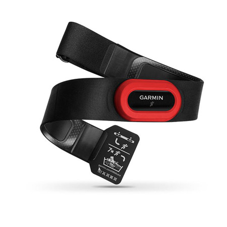 Garmin HRM-Run Heart Rate Monitor Strap with Strap Extender, Black/Red