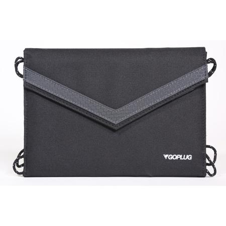 GoPlug 18W Solar Panel, Black