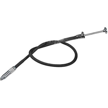 Gepe Pro Release 10" Cloth Covered Cable with Zeiss Disc-Lock, Rotating Tip