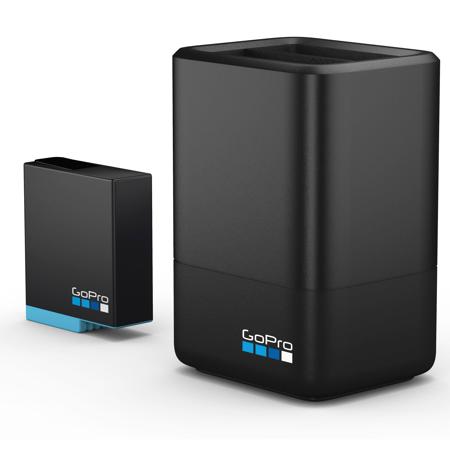 GoPro Dual Charger & Battery, HERO8, HERO7, HERO 2018, HERO6, HERO5