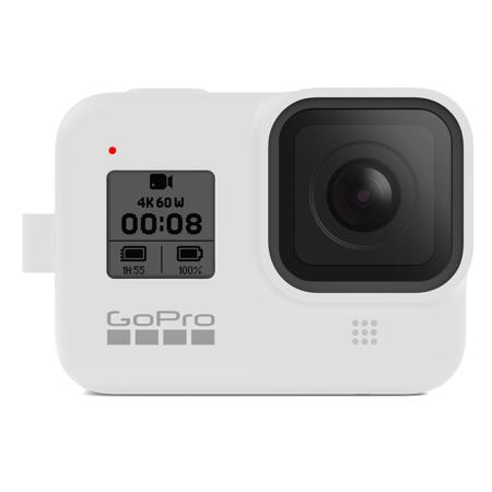 GoPro Sleeve and Lanyard for HERO8 Black Camera, White Hot