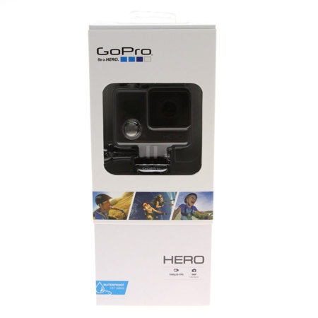 GoPro HERO Action Waterproof Camera, 5MP, Up to 131' Depth Rating, 1080p at 30fps Video Resolution, Built-in Microphone, QuikCapture, SuperView