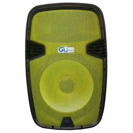 GLI Pro Cooper 800 2-Way 8" Rechargeable Bluetooth Speaker, Yellow