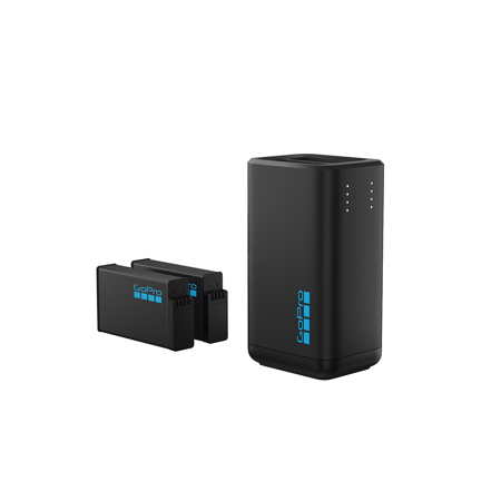 GoPro Dual Battery Charger and 2x Enduro 1960mAh Li-ion Battery for MAX 2 Camera
