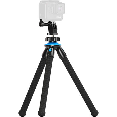 GoPole Flexbase 12" Flexible Tripod for All GoPro, DSLR Cameras & Cell Phones