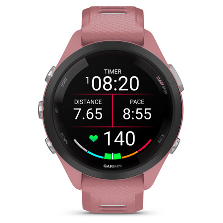 Garmin Forerunner 265S Multisport GPS Smartwatch, Light Pink