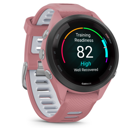 Garmin Forerunner 265S Multisport GPS Smartwatch, Light Pink  display picture 2