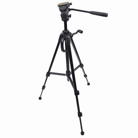 Gepe G-2015 3-section Tripod with 3-Way Pan Head - Black
