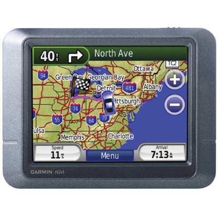Garmin Nuvi 205, Portable Automobile Navigator with QVGA TFT Display, Battery Life up to 4 hr