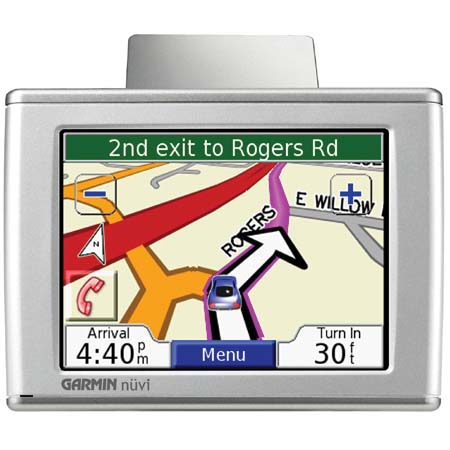 Garmin Nuvi 370, Portable GPS Car Navigator & Personal Travel Assistant with Bluetooth, 3.5" LCD Touch Screen, Preloaded North America & Europe Maps and USB Interface
