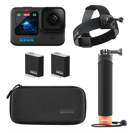 GoPro HERO12 Black Camera Holiday Bundle with Max Lens Mod 2.0  CHDRB-121-RW-K1
