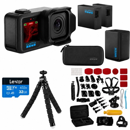 GoPro MISSION 1 PRO Camera, Bundle with Froggi Extreme Sport Kit and Head Strap Mount