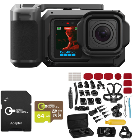 GoPro MISSION 1 PRO Grip Edition Camera with Memory Card and Froggi Sport Kit