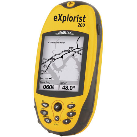 Magellan eXplorist 200, Handheld GPS with Truefix Technology, Color: Yellow