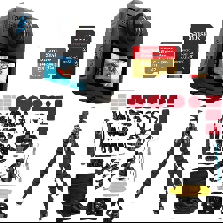 GoPro MAX 2 8K 360 Action Camera With SD Card, with 47 Piece Accessory Kit + 64GB Card