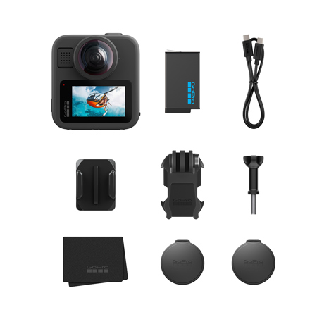 GoPro MAX 2 8K 360 Action Camera with 47 Piece Accessory Kit +