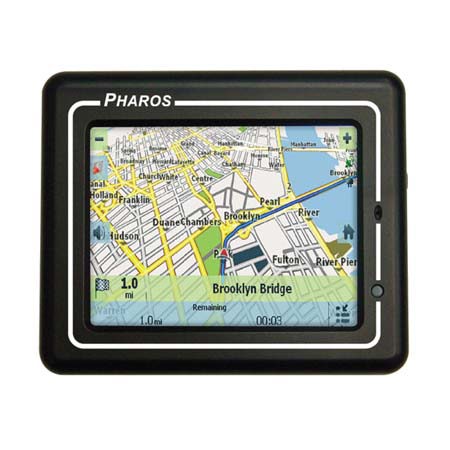 Pharos Drive GPS 150, Portable Pocket Sized GPS Navigation System with Built in Maps and a 3.5" Color LCD Screen