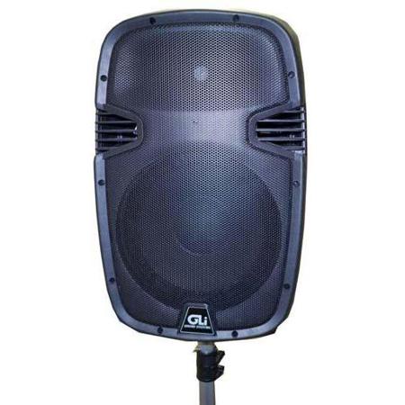 GLI Pro Punch 12 USB 12" 2-Way Molded Professional Powered Speaker, Single