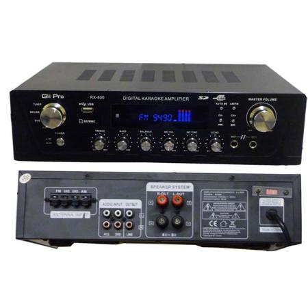 GLI Pro RX-800 800W 19" Rack Mountable Professional Hybrid Amplifier