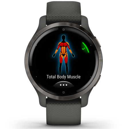 Garmin Venu 2S 40mm GPS Smart Watch, Gray/Slate 010-02429-00