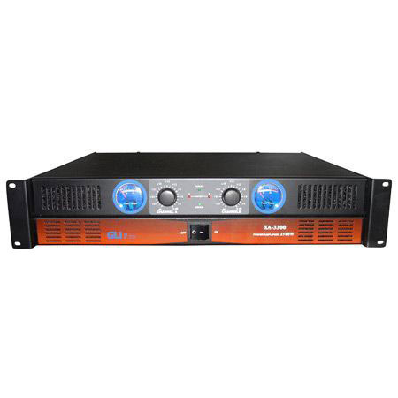 GLI Pro 19" 2-Channel Stereo Power Amplifier with VU Meters