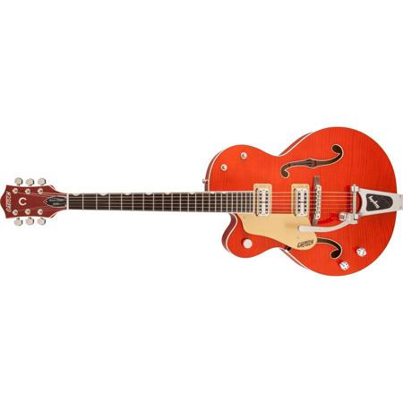 Gretsch G6120SSU Brian Setzer Nashville Left-Handed Guitar with Case, Orange