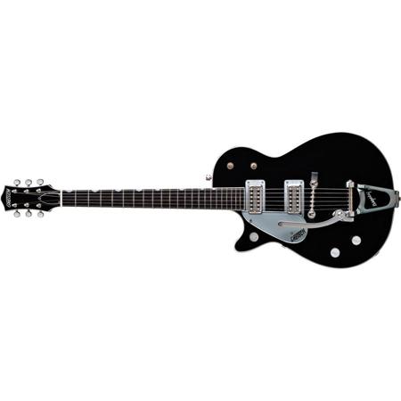 Gretsch G6128TLH Duo Jet Left-Handed Electric Guitar with Bigsby, Black
