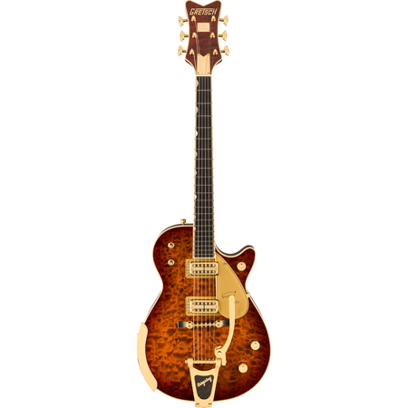 Gretsch G6134TGQM-59 LE Quilt Classic Penguin Electric Guitar, Forge Glow