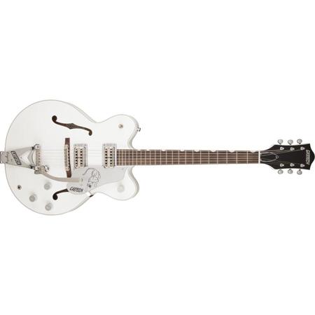 Gretsch G6137TCB Panther Center-Block Electric Guitar, Rosewood Fretboard, White