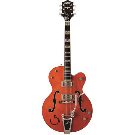 Gretsch G6120RHH Reverend Horton Heat Electric Guitar, Orange Lacquer