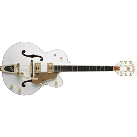 Gretsch G6136T White Falcon Electric Guitar with Bigsby Tailpiece, Ebony Fretboa