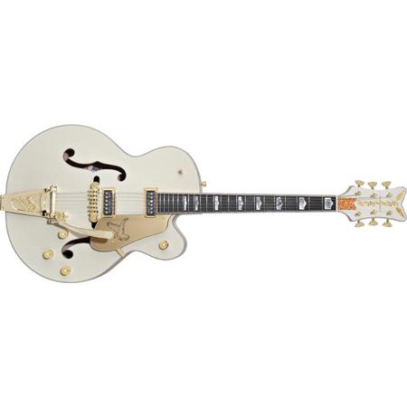 Gretsch G6136TLDS White Falcon Electric Guitar, Vintage White Lacquer
