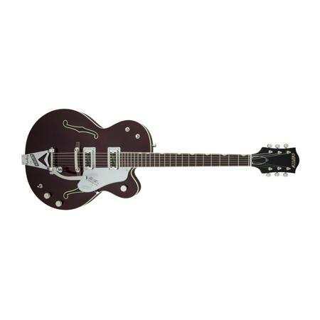 Gretsch G6119T Vintage Select Edition '62 Tennessee Rose Hollow Body Electric Guitar with Bigsby, 22 Frets, "U" Neck, Rosewood Fingerboard, TV Jones Hilo'Tron Pickups, Dark Cherry Stain (Open Box, Never Used)